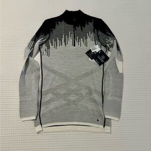 NWT!! Smartwool Half Zip Base Layer Size M